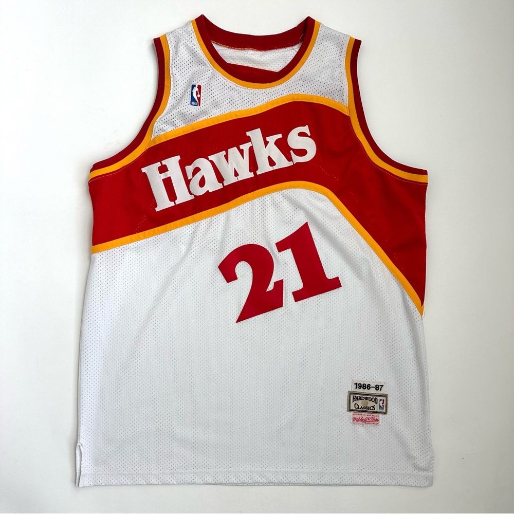 Atlanta Hawks Dominique Wilkins Mitchell Ness 1986-87 Vintage Jersey USA XXL